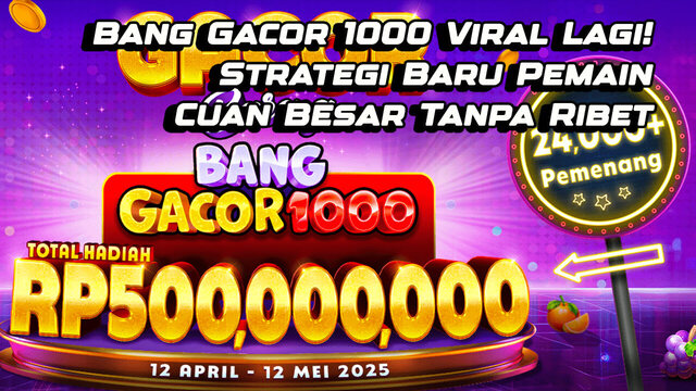 Free Spin di Bang Gacor 1000