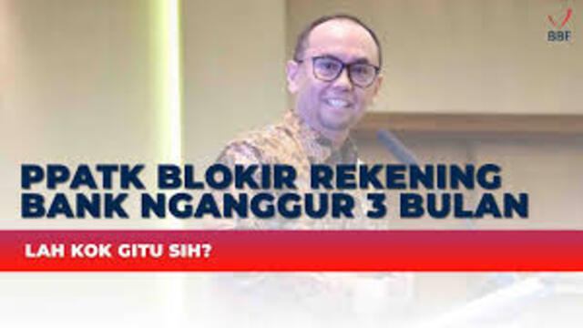 Pemblokiran Rekening 3 Bulan Nganggur